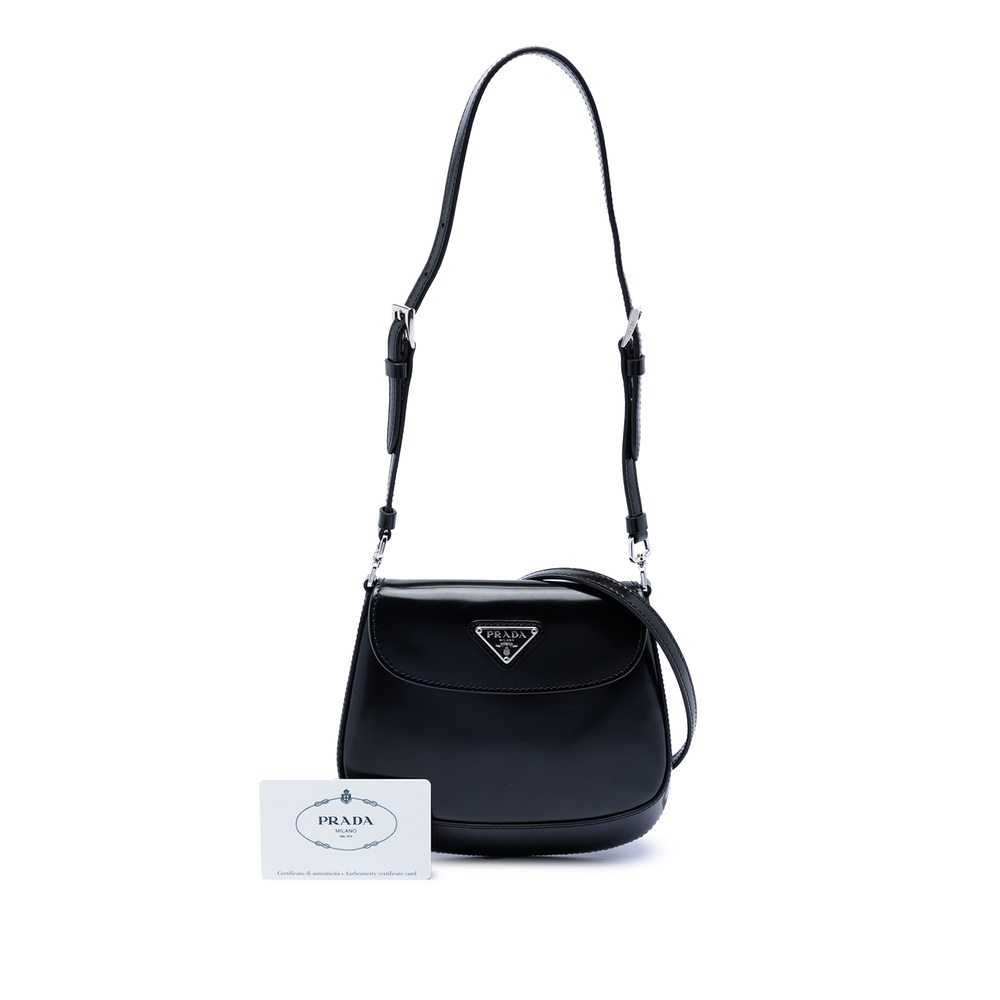 Pre-Loved Prada Mini Brushed Leather Cleo Flap - Picture 7 of 7